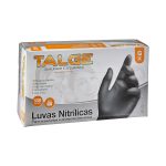 LUVA NITRILICA PRETA G S/PO C/100 - TALGE