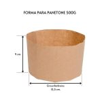 FORMA DE PANETTONE 500G 130X95MM C/100